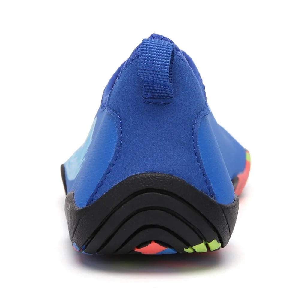 Пара водонепроницаемых туфель обувь для плавания парусный принт летняя пляжная