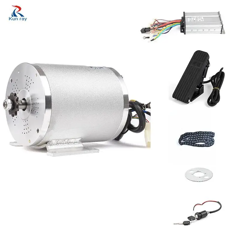 60V 2500W E набор для электровелосипеда, электрический велосипед, переднее заднее моторное колесо с педалью, 18MOS бесщеточный контроллер, E-TRICYCLE - Цвет: 60V2500W With Foot