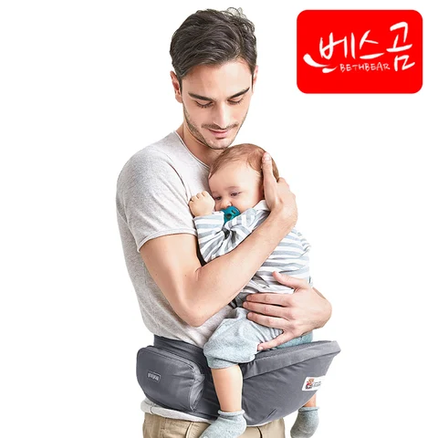 Рюкзак-Хипсит для переноски детей Beth-Bear, эргономичная мочила для новорожденных, 0-36 месяцев
