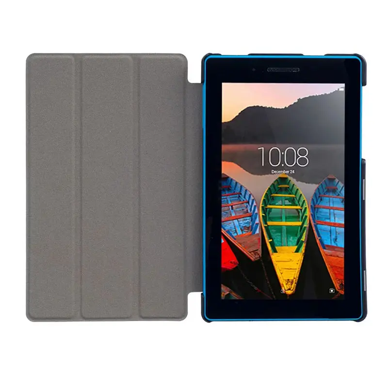 Чехол для Lenovo TAB3 Tab 3 7 730 F 730x M смарт Защитная крышка Планшеты tb3 м х &quotPU Protector|cover