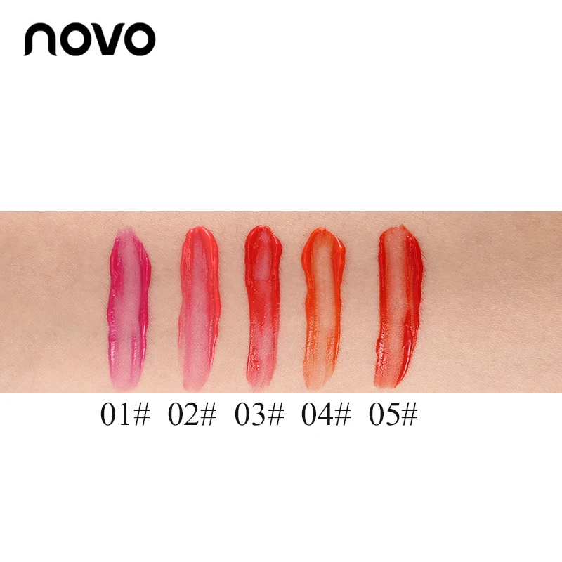 Блеск для губ NOVO Vivid жидкая помада с антипригарным покрытием 24H|Блеск губ| |