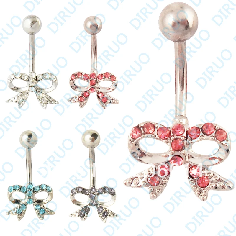 5 шт./партия, оптовая продажа, кольцо для пупка, пирсинга, ювелирных изделий, без никеля