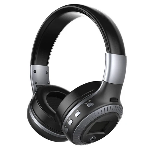 Black gray ZEALOT B19 Мощный Бас Стерео Беспроводная Гарнитура Bluetooth 4.1 Наушники С Микрофоном, Fm-радио, TF Слот Для Карты - Цвет: Black gray