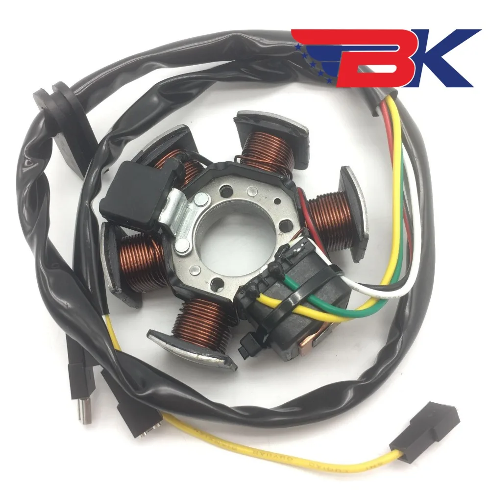 

12V AM6 Tuono Generator Stator Plate Alternator Stator Magneto Coil For Peugeot XP6 XPS XP6S XR6 50 50cc