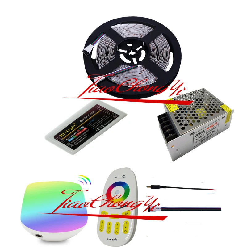 5-20M 5050 4 in1 300led RGBW led strip+4 zone Remote controller+ WiFi controller 100% Brand New | Лампы и освещение