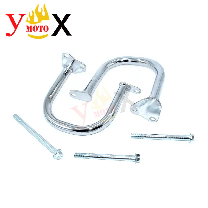 KLX 250 хром L & R Передняя защита двигателя полоса безопасности бамперы для KAWASAKI KLX250