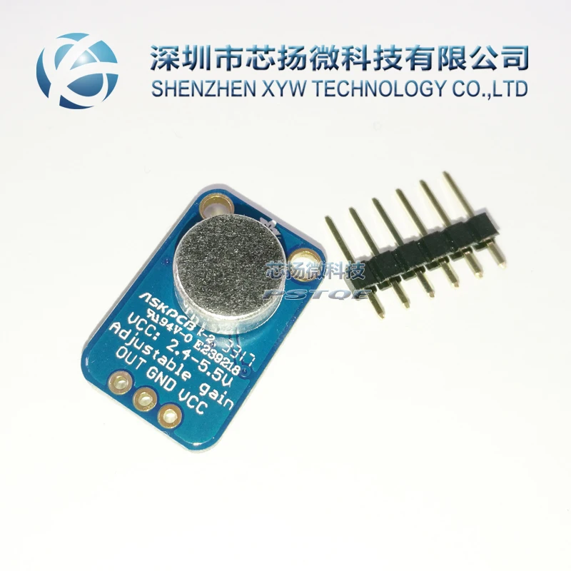 Оригинальный 1063 AMP модуль MAX4466 w / Adj Electret микрофонный усилитель с регулируемым