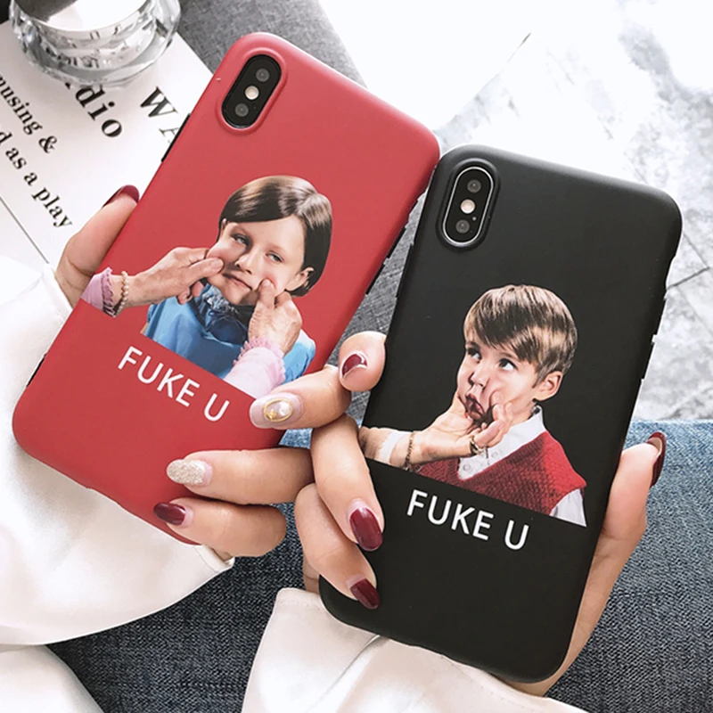 Отсутствие Забавный Мальчик девушка телефон чехлы для iphone 7 Чехол 6 S 8 Plus X Мода