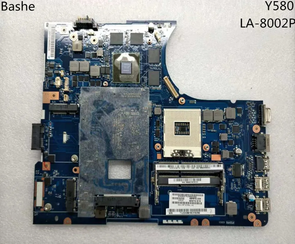 Новая материнская плата для ноутбука lenovo Y580 LA-8002P INTER HM76 GTX660 независимая материнская плата для видеокарты полный тест
