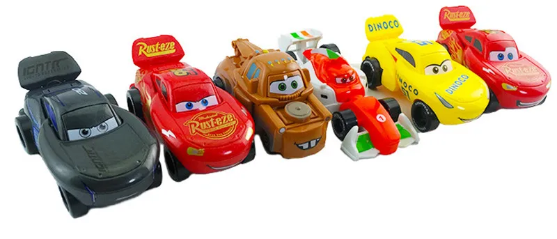 1 шт. disney Pixar Cars 2 3 Lightning McQueen экзотический детский гоночный автомобиль мальчик Рождественский подарок модель автомобиля деформированная игрушка яйцо подарок