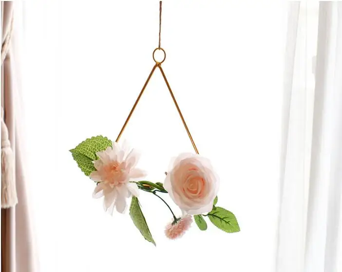 1 шт. металлическая железная Геометрическая подвесная ваза для плантаторов