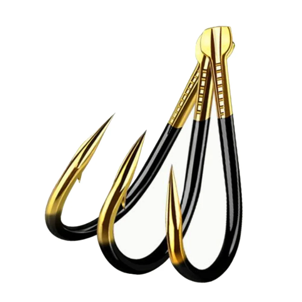 Рыболовные крючки 10 шт. рыболовные принадлежности блесны на карпа снасти колючие