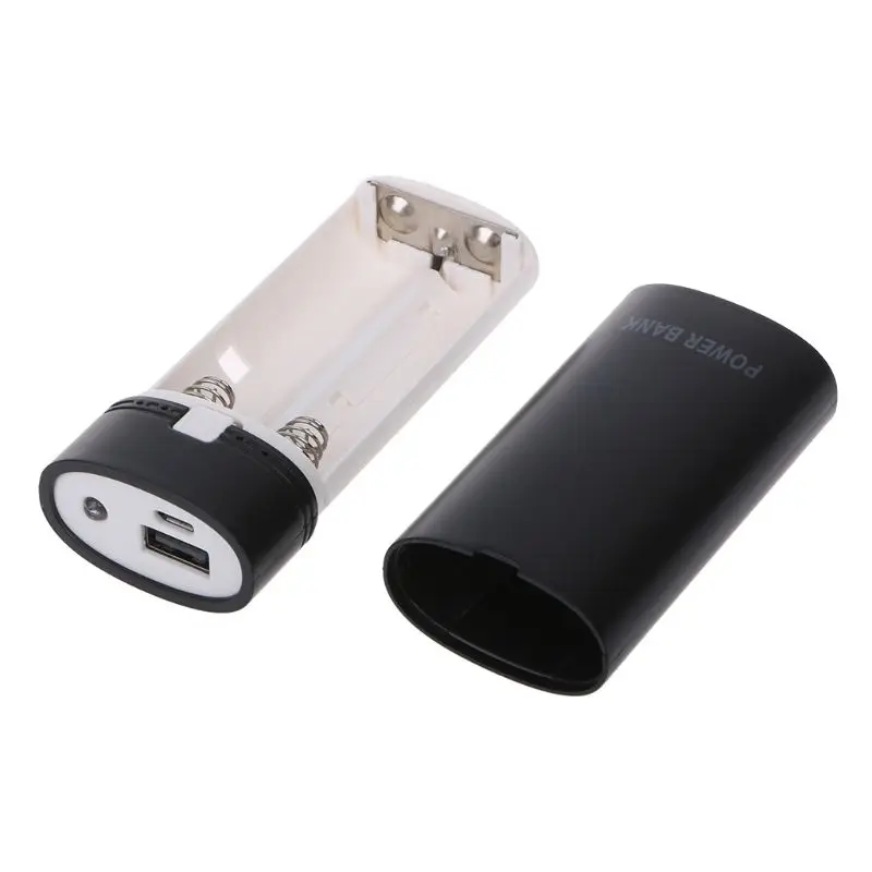 2 шт. портативное зарядное устройство 18650 мАч с USB-портом для iPhone Samsung и других