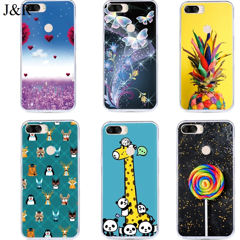 J&RCartoon Cute Phone Case For Asus Zenfone Max Plus M1 Silicon Soft Back Cover ZenFone ZB570TL X018D Pegasus 4s |