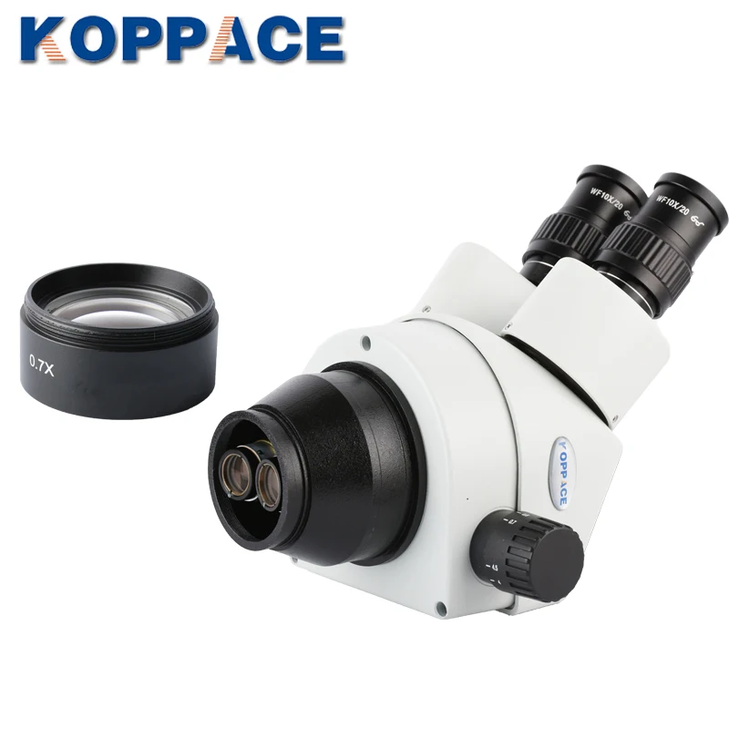 Стерео микроскоп KOPPACE 0.7X линза Барлоу 120 мм микроскопа с рабочим расстоянием 48