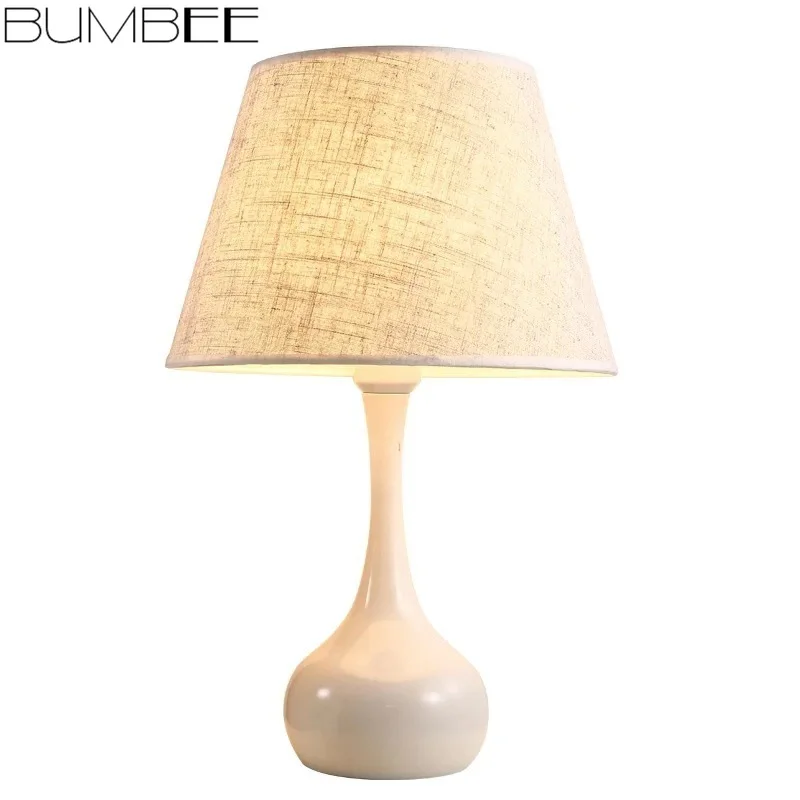 Американская простая настольная лампа в скандинавском стиле прикроватные