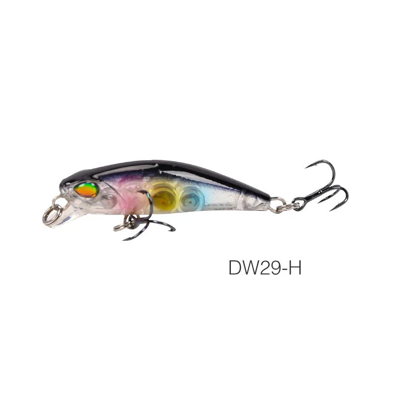 Le Fish Trulinoya DW29 42 мм 2,8 г мелкие Карповые приманки рыболовные приманки с тройными крючками погружение 0,3-0,6 м рыболовные снасти - Цвет: Color H
