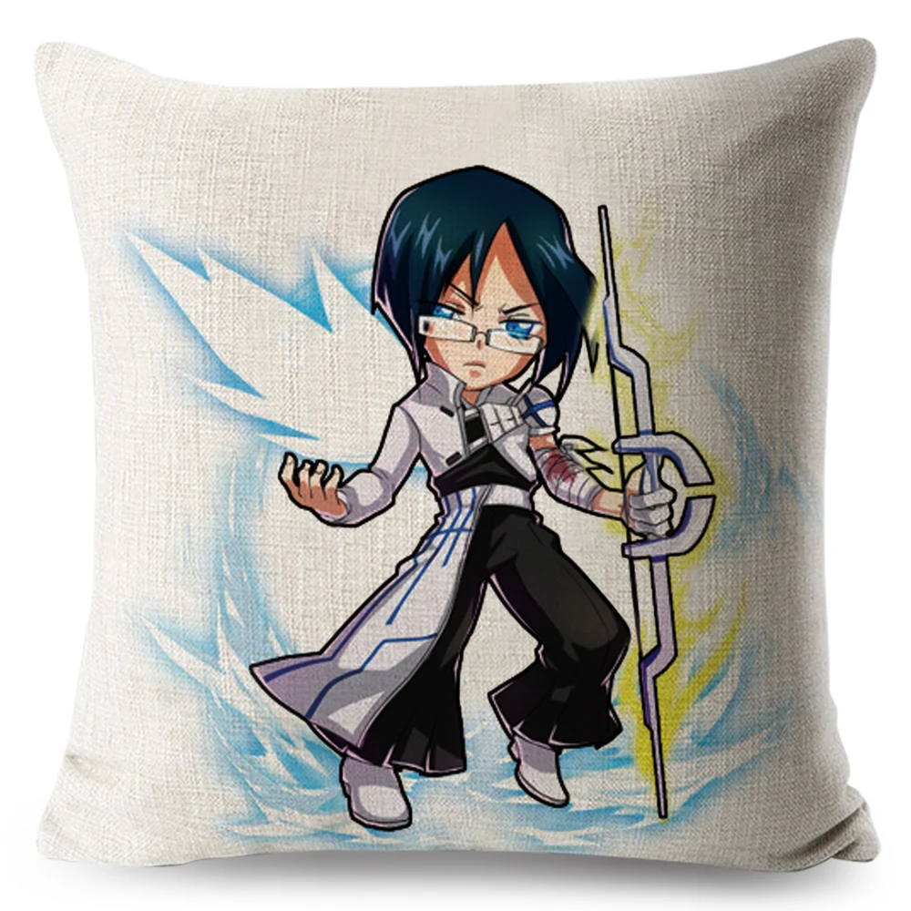 Милый мультфильм BLEACH Ичиго Куросаки Чехлы для диван домашний 45*45 белье украшения