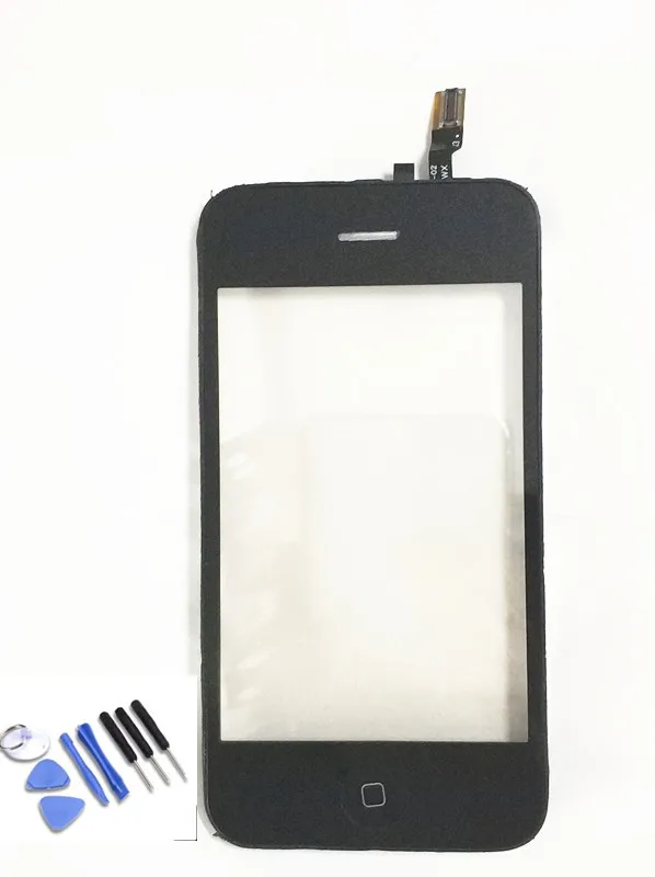 New front outer glass lens Touch Screen digitizer With frame Home button &ampTools for iphone 3G 3GS | Мобильные телефоны и