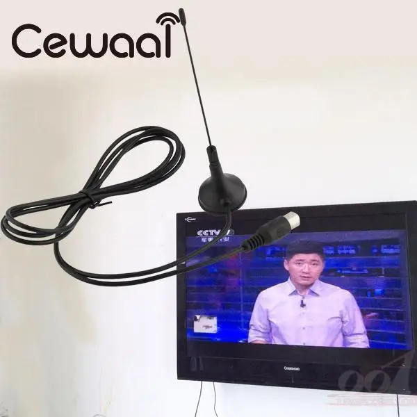 Cewaal 5dBi Freeview DVB-T TV HD Цифровой усилитель портативная антенна с базовым воздушным