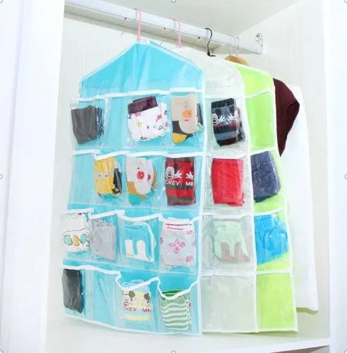 16 Карманов прозрачная вешалка для обуви|16 pockets|door hanging bagshanging bag |