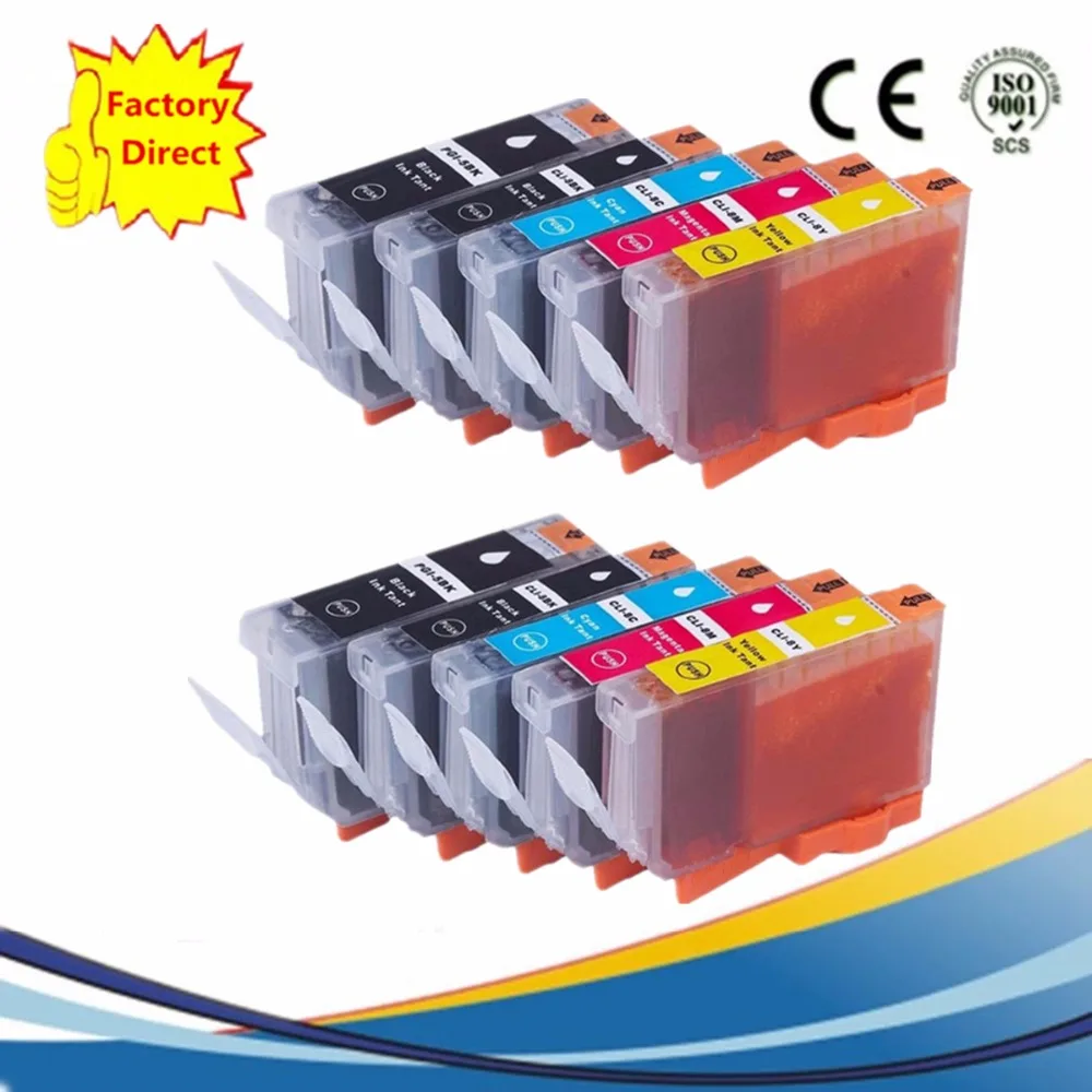 PGI 5BK 5 CLI 8 Замена чернильных картриджей для IP 5200 5200R 5300 IX 4000 5000 MP 500 510|ink cartridge|pgi-5