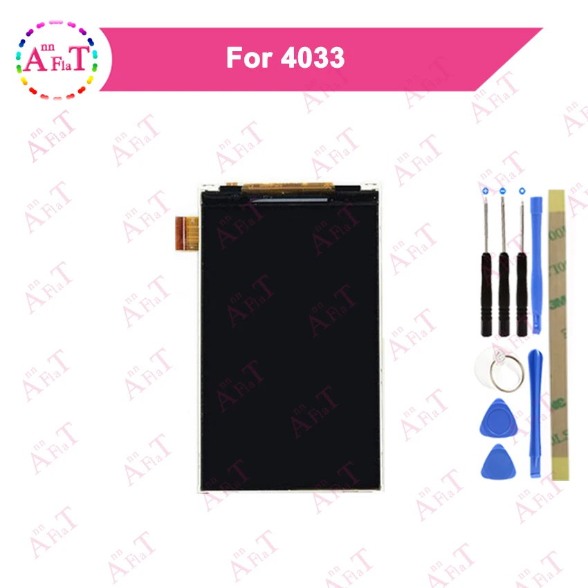 10 шт./лот 4 0 ''для Alcatel Pop C3 OT4033 ЖК дисплей экран + сенсорный дигитайзер черный с