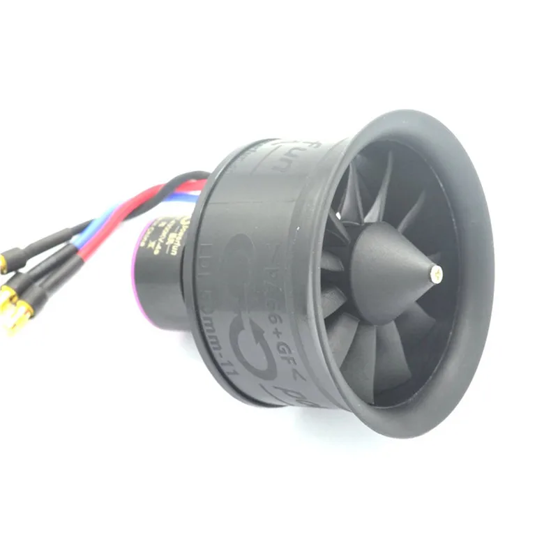 HTIRC 50 мм 11 лезвий Ducted Fan EDF Unit с 3S D2627 4900KV бесщеточный двигатель для