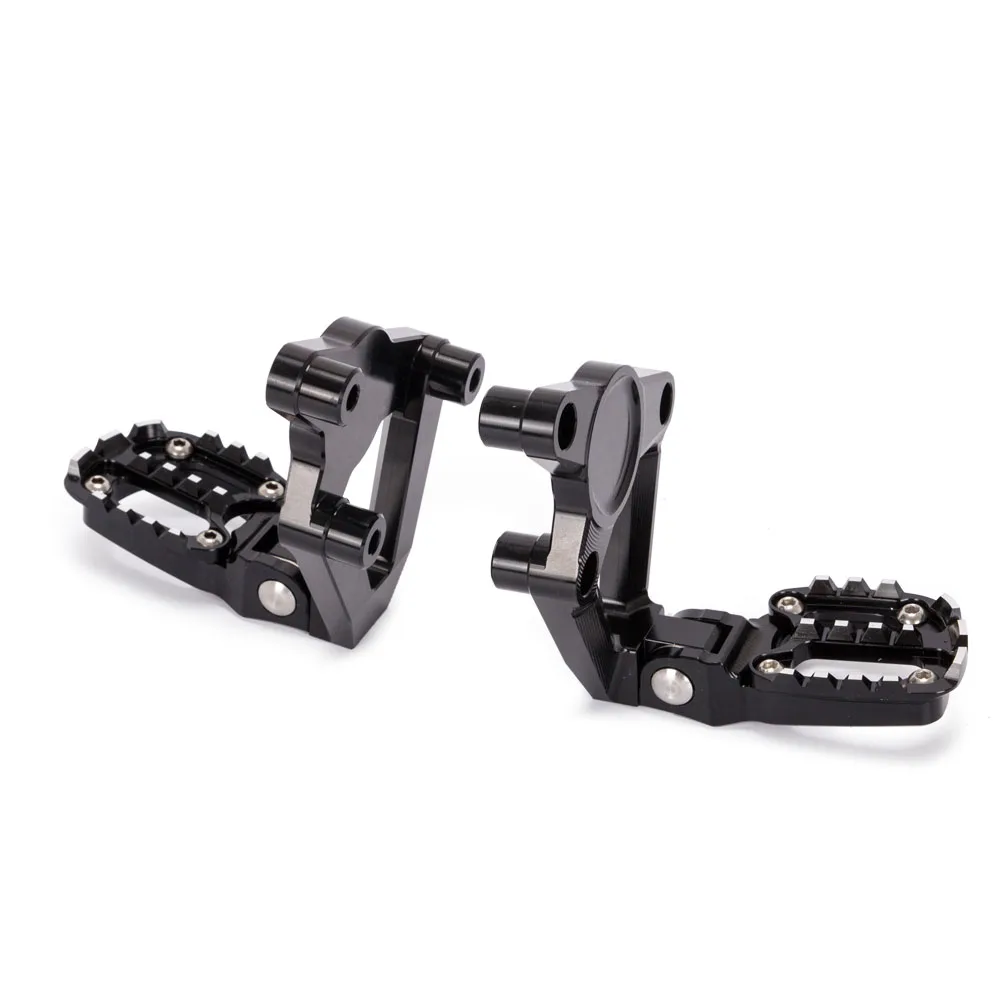 Full black Мотоцикл с ЧПУ Задняя ножка задний Набор Подножка для HONDA X ADV X-ADV 300 750 1000 XADV подножки педали пассажирские задние наборы - Цвет: Full black