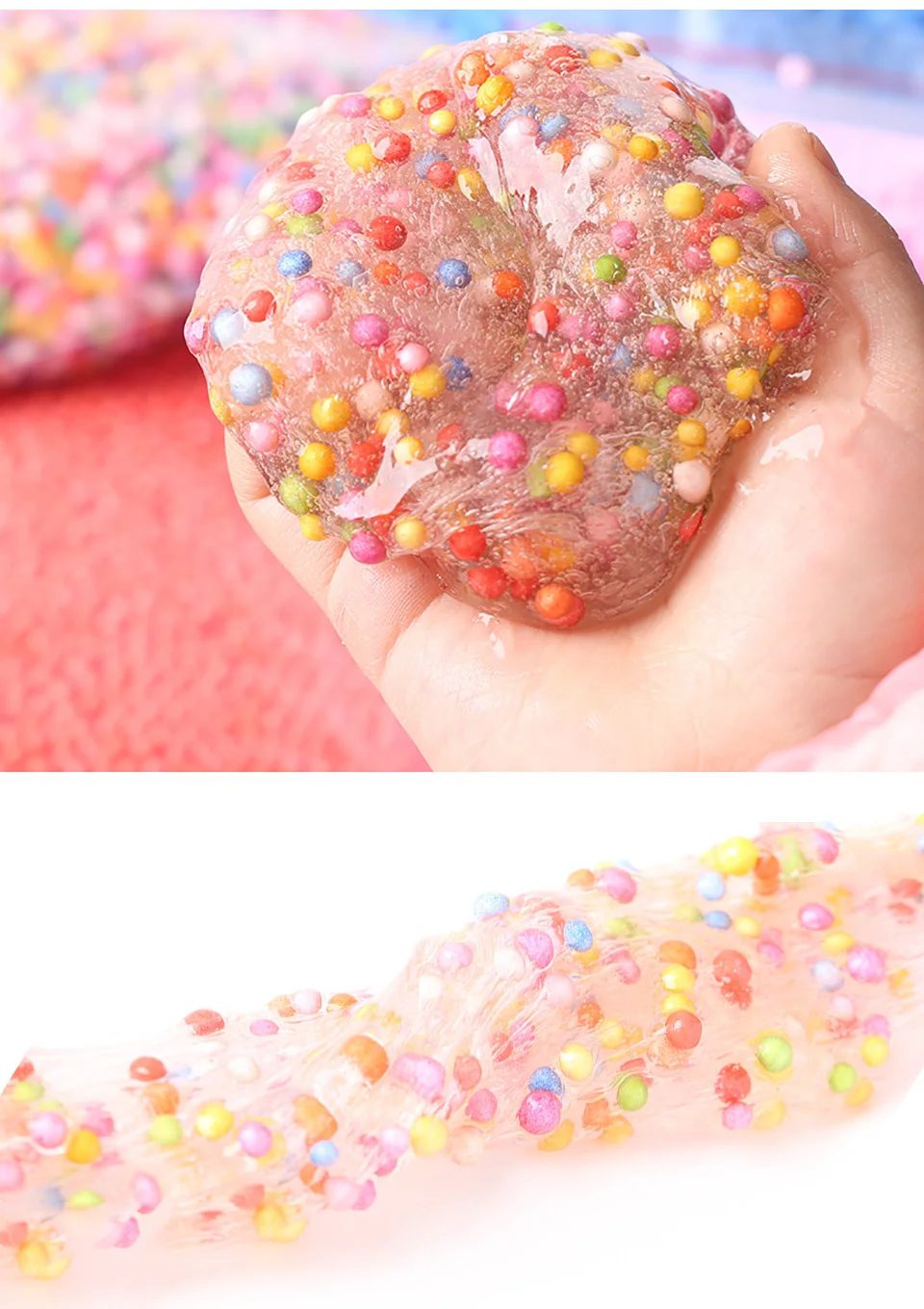 DIY клейкие аксессуары, пенные частицы, наполнитель, украшение, маленькие крошечные пенные принадлежности, Lizun, детские игрушки, теплый цвет, снег, грязевая пена, 5 г