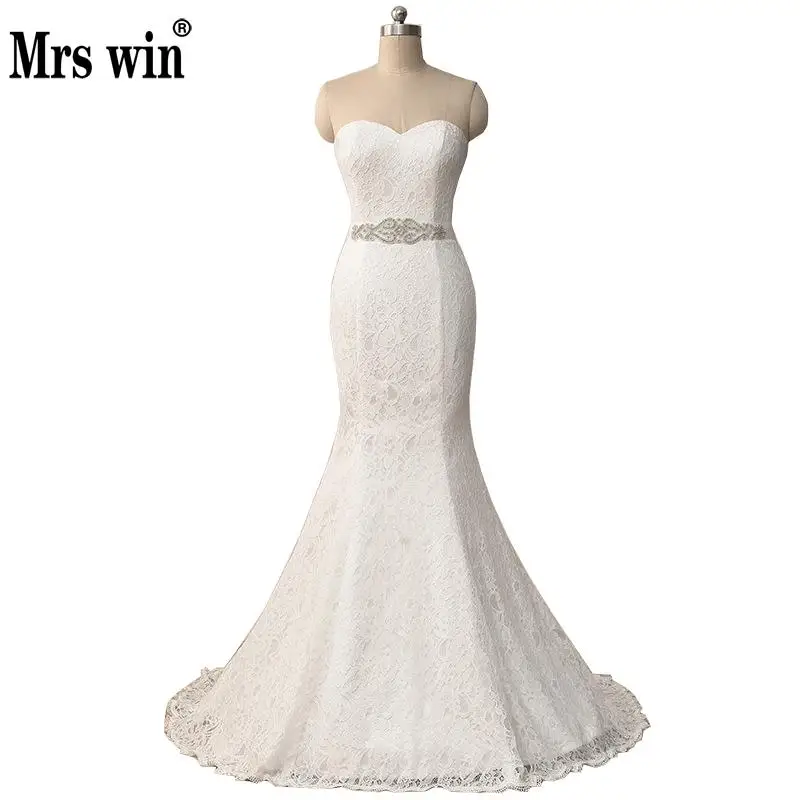 Женское свадебное платье с юбкой годе элегантное красивое кружевное цветами