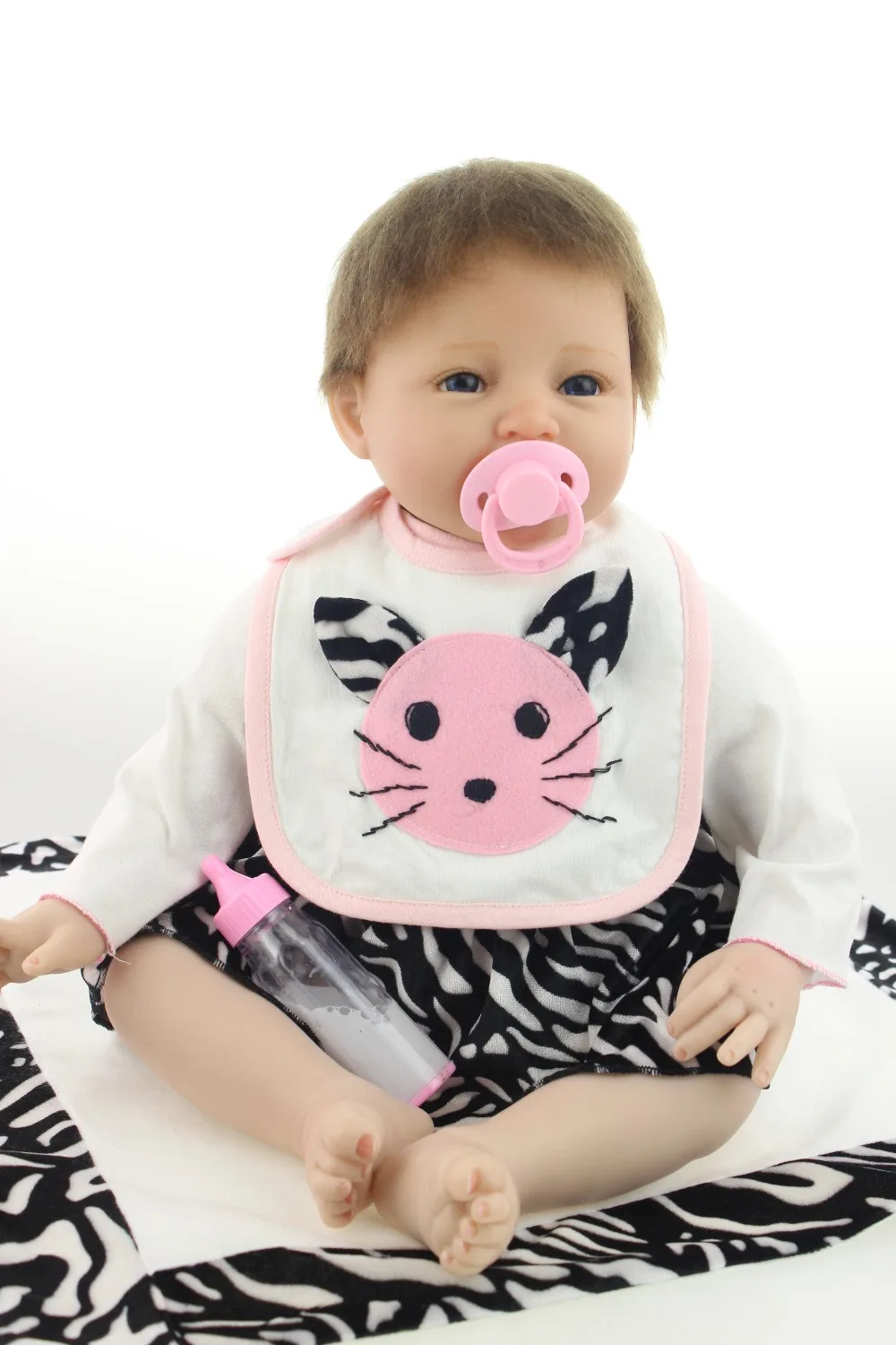 Кукла реборн Мягкая силиконовая виниловая детская игрушка подарок младенца