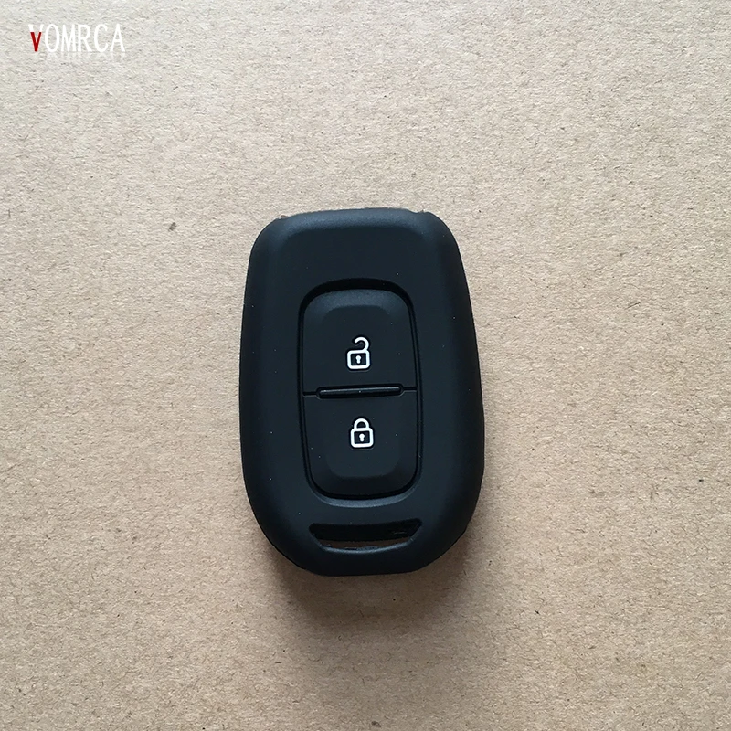 2017 Popular High quality Silicone Rubber Car Key Cover Back protector case for Renault 2 buttons protect shell starline a91 | Автомобили