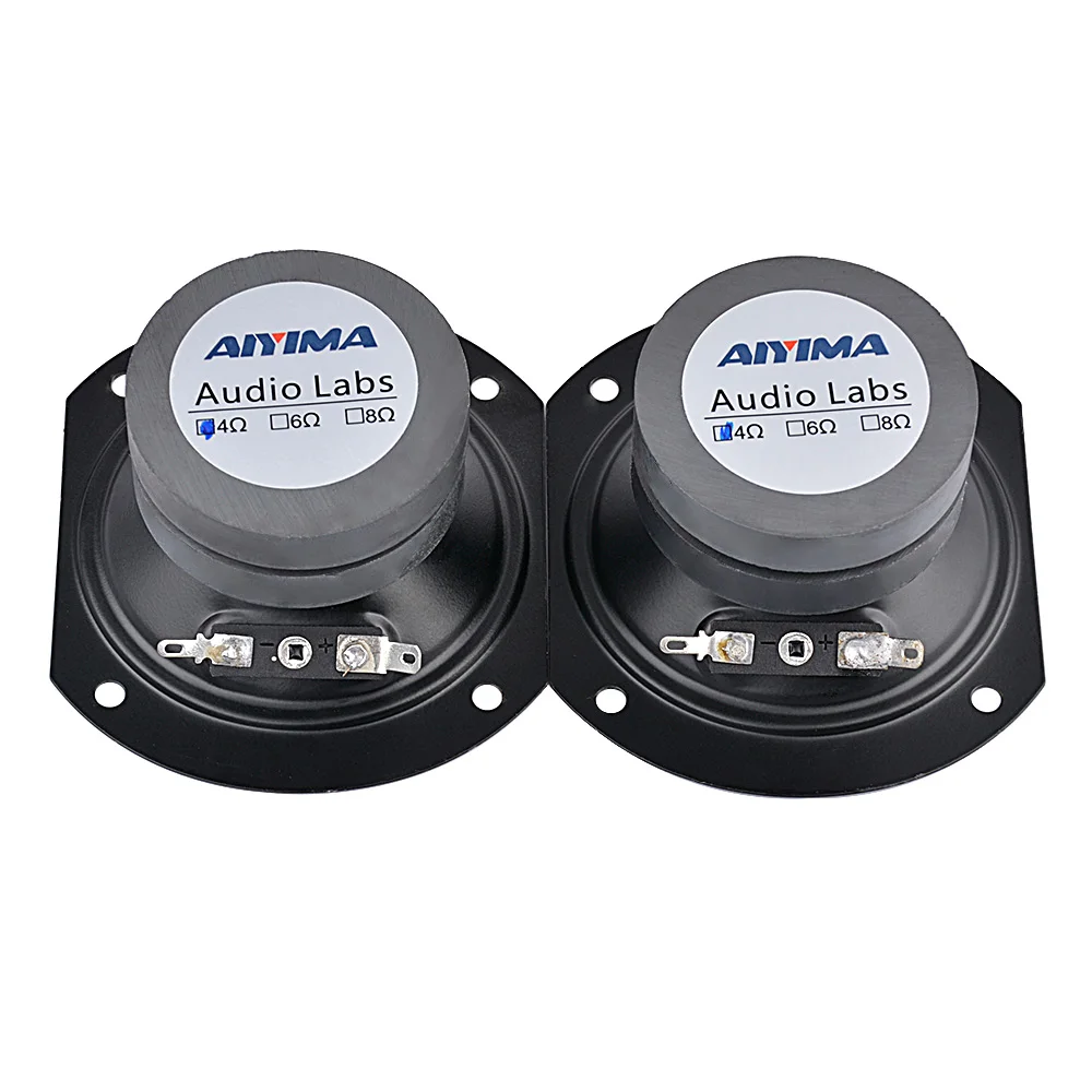AIYIMA 2 шт. мини аудио портативный динамик s 4Ohm 15 Вт полный спектр Altavoz DIY для