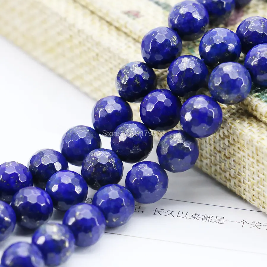 Аксессуары 8 мм темно синий Лазурит круглые поделки свободные бусины яшма