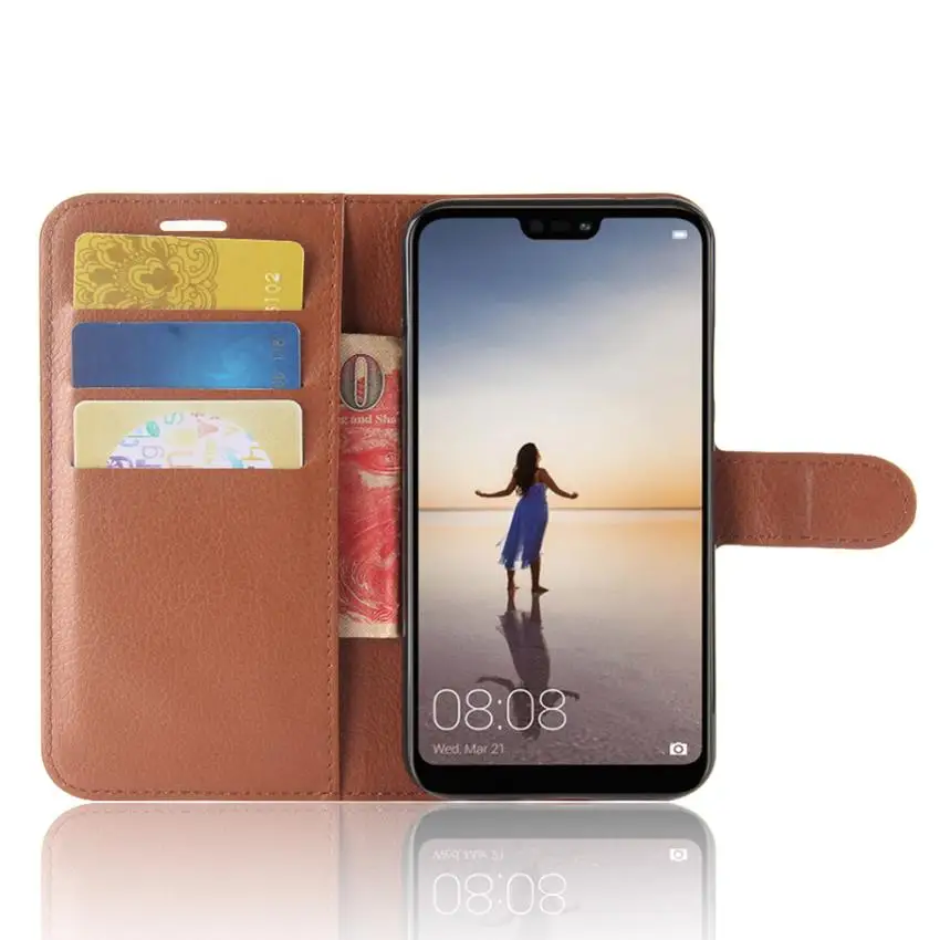 5 7 &quotHUAWEI P20 Lite чехол для телефона флип кейс кожаный с подставкой Чехол Huawei Nova 3e