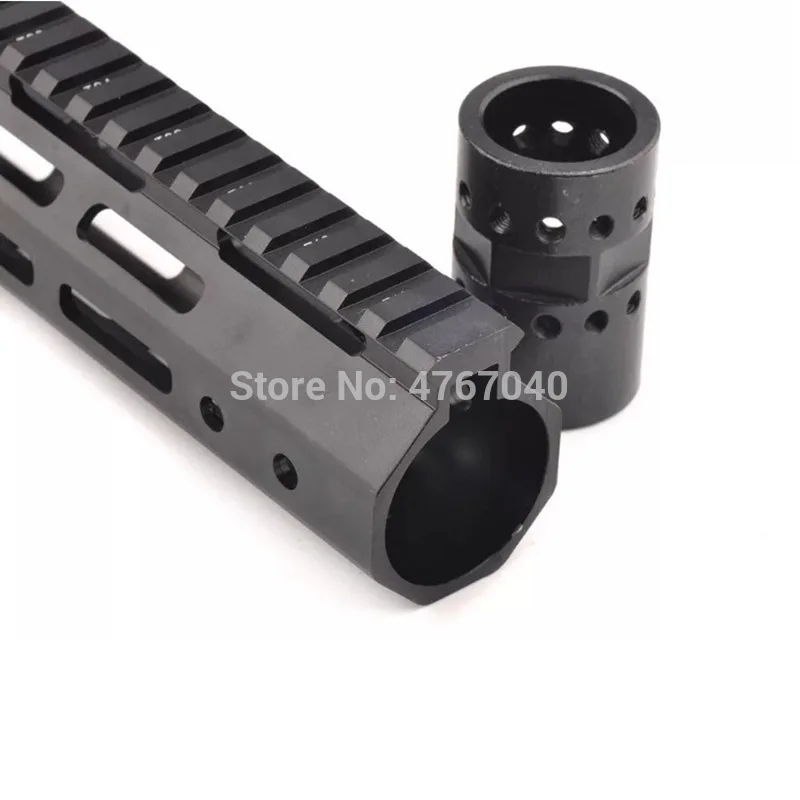 12 дюймов MLOK handguard Free Float Super Slim ar 15 Handguard Quad Rail W/ Nut для M4 M16|Аксессуары охотничьих
