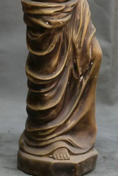 14 &quotАнтичный китайский Бронзовая королева любви Греческая богиня статуэтка