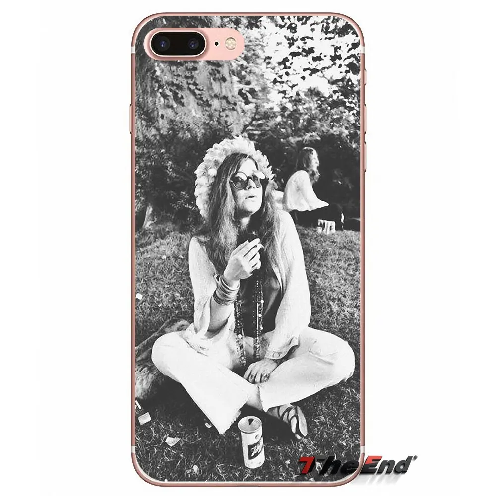 Для iPhone X 4 4S 5 5S 5C SE 6 6 S 7 8 плюс samsung Galaxy J1 J3 J5 J7 A3 A5 с изображением Дженис Джоплин Американский певец плакат чехол