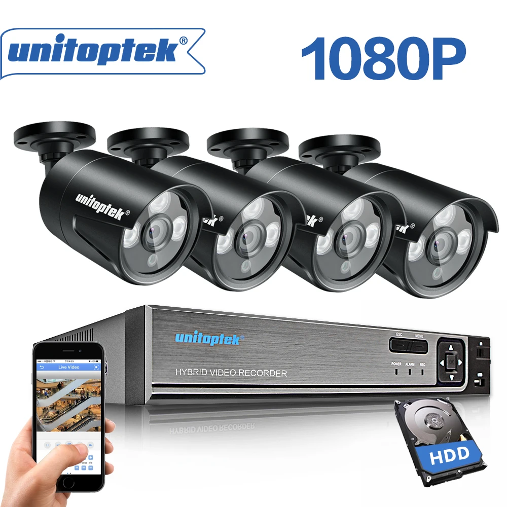 Подключи и играй 4CH 4MP 48V POE NVR CCTV система 2.0MP Крытая Наружная цилиндрическая ip-камера P2P IR FULL HD комплект видеонаблюдения