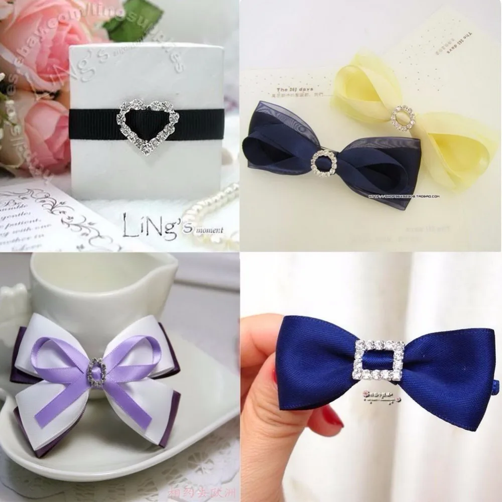 Новинка 2018 круглая жемчужная Пряжка со стразами пригласительная лента слайдер