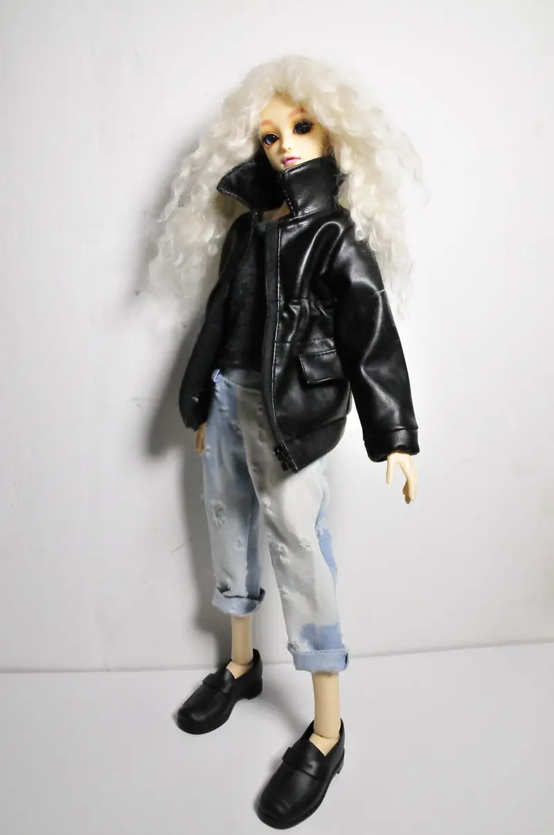 Кукольное Пальто кожаное пальто BJD кукольная одежда для 1/4 SD DD кукольные