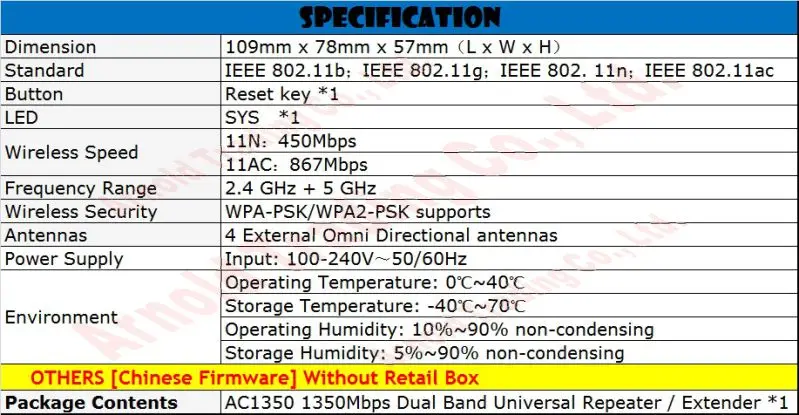 Усилитель сигнала беспроводной 1350 Мбит/с 2 4 + 5 ГГц|wifi signal amplifier|wireless extenderhotspot wifi |