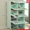 Небесно-голубой DIY простой шкаф для обуви многоцветная сборка экономичная Пылезащитная домашняя обувь шкаф многослойный шкаф - Цвет: Небесно-голубой