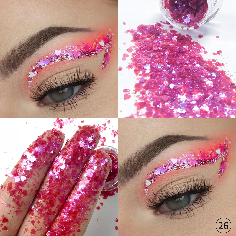 Бренд pudaier новые блестки тени для век водостойкие Professional Make Up Diamond Перламутровые тени для век Палитра порошок TSLM1 - Цвет: 26