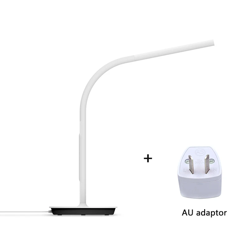 Xiaomi Mijia Philips Eyecare, умная лампа второго поколения, Wi-Fi, светодиодный светильник для чтения в помещении, Настольный светильник для чтения с защитой от натяжения глаз, Настольный светильник - Цвет: Add AU plug adapter
