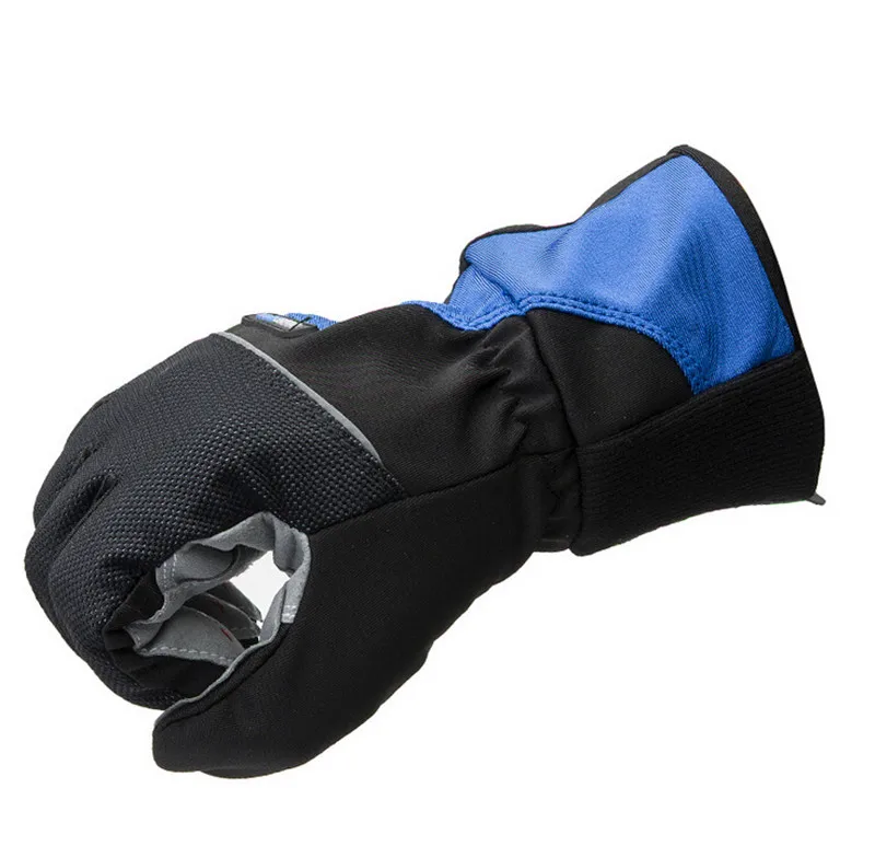 Зимние утолщенные велосипедные перчатки сохраняющие тепло водонепроницаемые