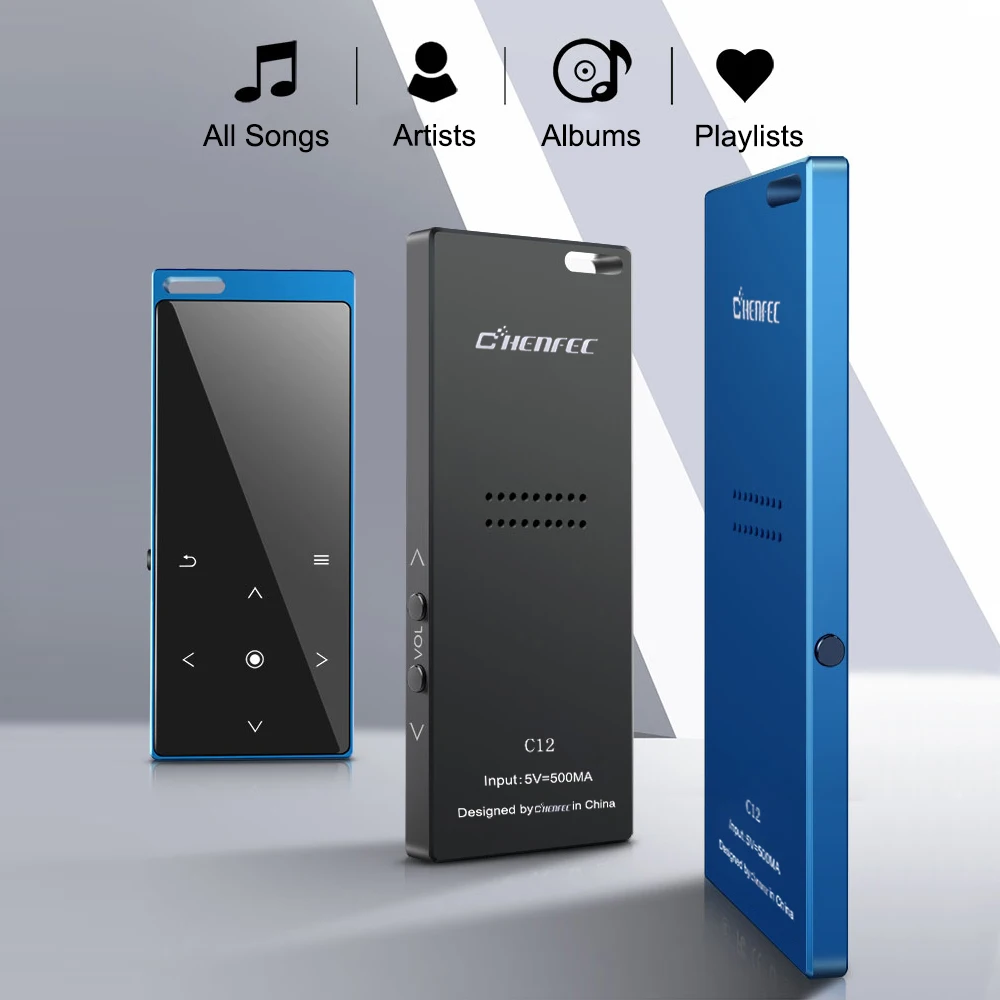 Новый оригинальный C12 Спортивный MP3 плеер Bluetooth с 8G может играть 48 часов Высокое