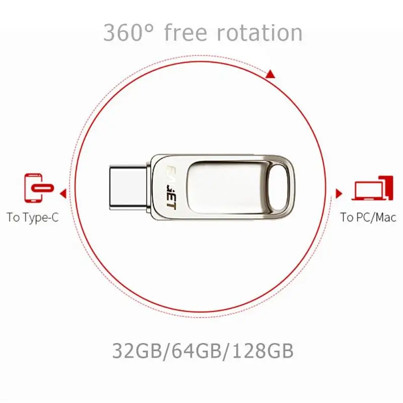 EAGET CU31 32/64/128G Портативный металлический флеш-накопитель USB 3,0 USB памяти Stick мини U диск компьютера телефона OTG Тип C usb флэш-накопитель