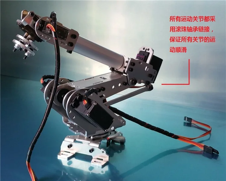 Industrial Robot A688 Mechanical Arm 100% Alloy Manipulator 6-Axis arm Rack with 6 Servos | Игрушки и хобби
